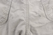 Carhartt Logo Patch Light Khaki Original Dunagree Carpenter Pants - ThriftedThreads.com