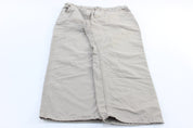 Carhartt Logo Patch Light Khaki Original Dunagree Carpenter Pants - ThriftedThreads.com