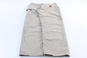 Carhartt Logo Patch Light Khaki Original Dunagree Fit Pants - ThriftedThreads.com