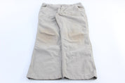 Carhartt Logo Patch Light Khaki Relaxed Fit Pants - ThriftedThreads.com