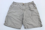 Carhartt Logo Patch Light Khaki Relaxed Fit Shorts - Pants/Shorts - Thrifted Threads