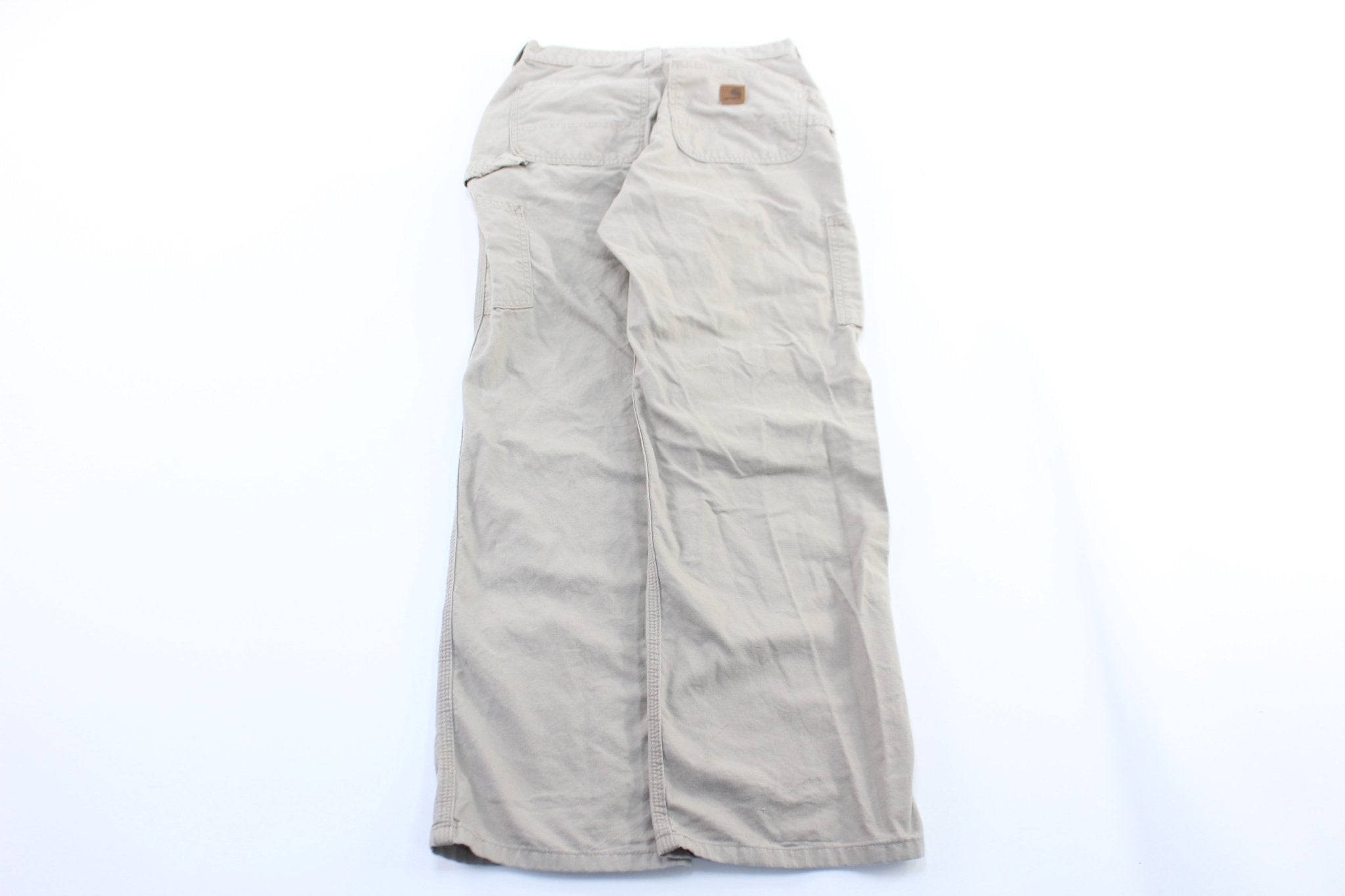 Carhartt Logo Patch Light Tan Carpenter Pants - Pants/Shorts - Thrifted Threads