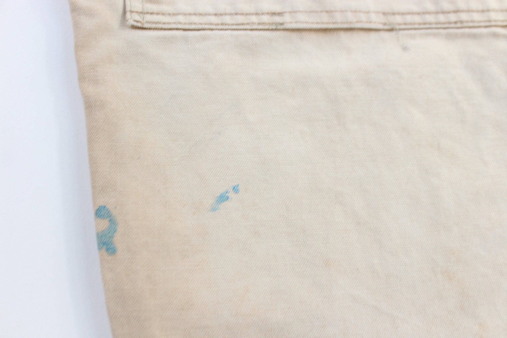 Carhartt Logo Patch Light Tan Overalls - ThriftedThreads.com