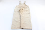 Carhartt Logo Patch Light Tan Overalls - ThriftedThreads.com