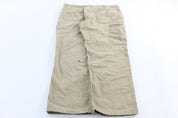 Carhartt Logo Patch Light Tan Relaxed Fit Pants - ThriftedThreads.com