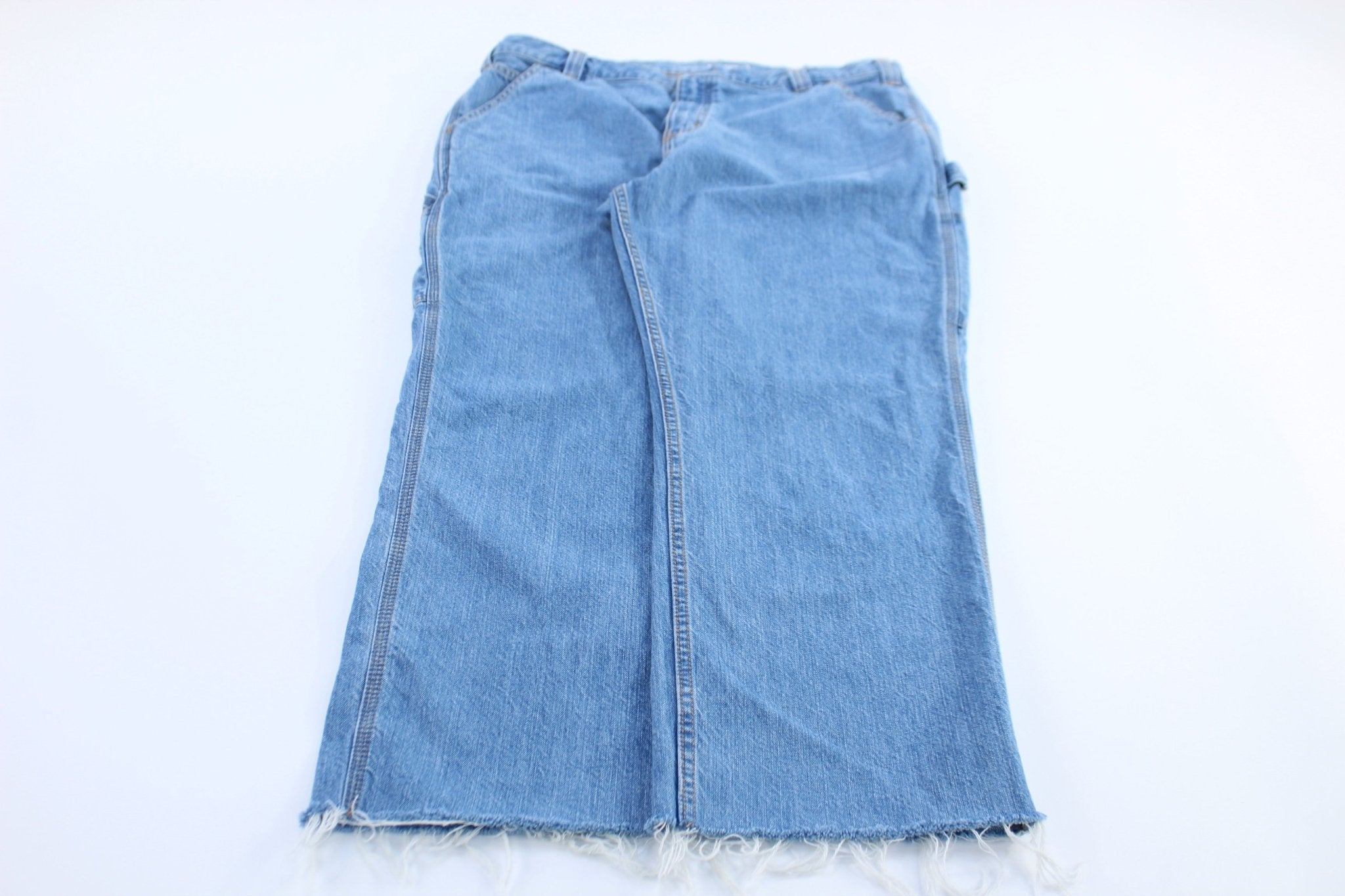 Carhartt Logo Patch Light Wash Denim Jeans - Pants/Shorts - Thrifted Threads