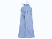 Carhartt Logo Patch Light Wash Denim Overalls - Overalls - Thrifted Threads
