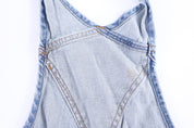 Carhartt Logo Patch Light Wash Denim Overalls - Overalls - Thrifted Threads