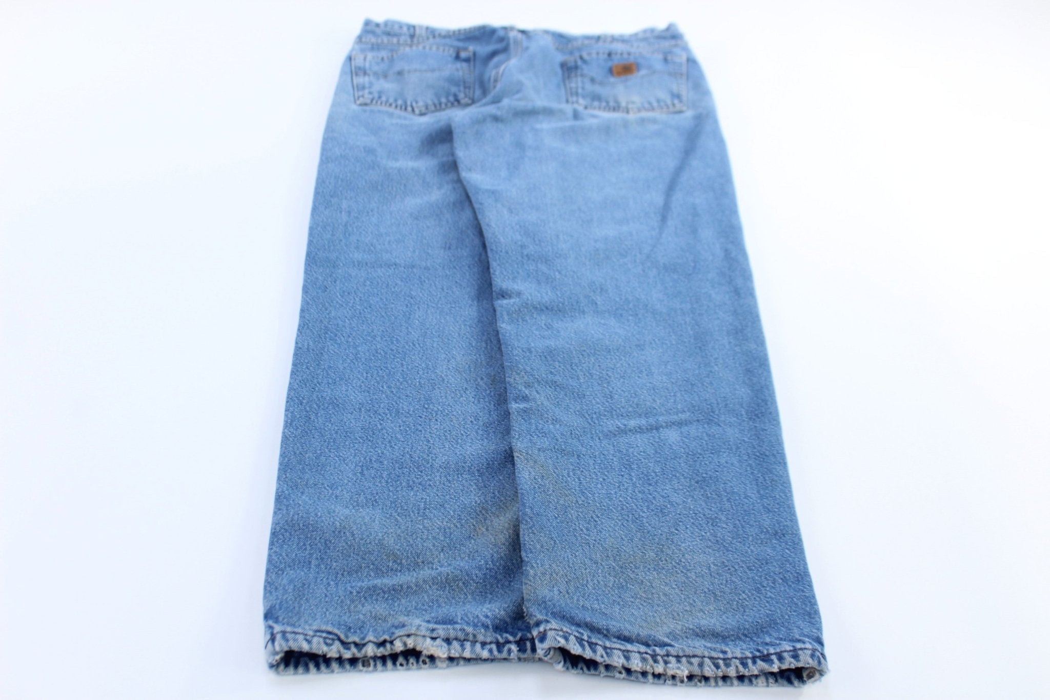 Carhartt Logo Patch Lined Relaxed Fit Denim Jeans - ThriftedThreads.com