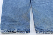 Carhartt Logo Patch Lined Relaxed Fit Denim Jeans - ThriftedThreads.com