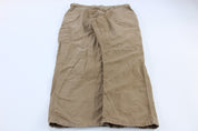 Carhartt Logo Patch Loose Original Fit Dark Khaki Pants - ThriftedThreads.com