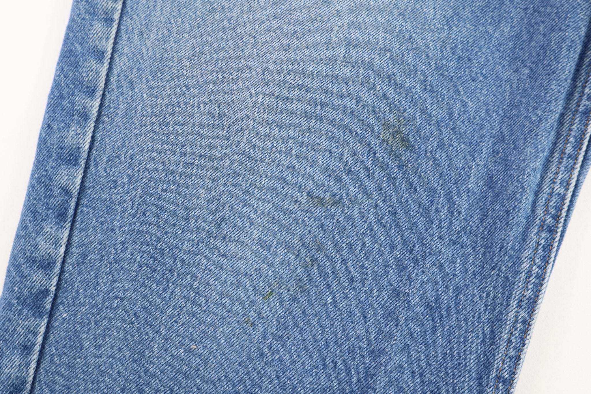 Carhartt Logo Patch Medium Wash Denim Jeans - Pants - Thrifted Threads