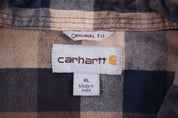 Carhartt Logo Patch Multicolor LS Button Down - Button Ups/Downs - Thrifted Threads