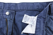 Carhartt Logo Patch Navy Blue Cargo Shorts - ThriftedThreads.com