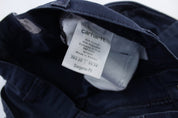 Carhartt Logo Patch Navy Blue Carpenter Pants - ThriftedThreads.com