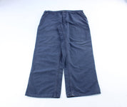 Carhartt Logo Patch Navy Blue Pants - ThriftedThreads.com