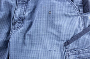 Carhartt Logo Patch Navy Blue Shorts - ThriftedThreads.com