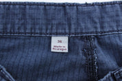 Carhartt Logo Patch Navy Blue Shorts - ThriftedThreads.com