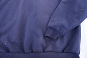 Carhartt Logo Patch Navy Blue Thermal Lined Full Zip Jacket - Jacket - Thrifted Threads
