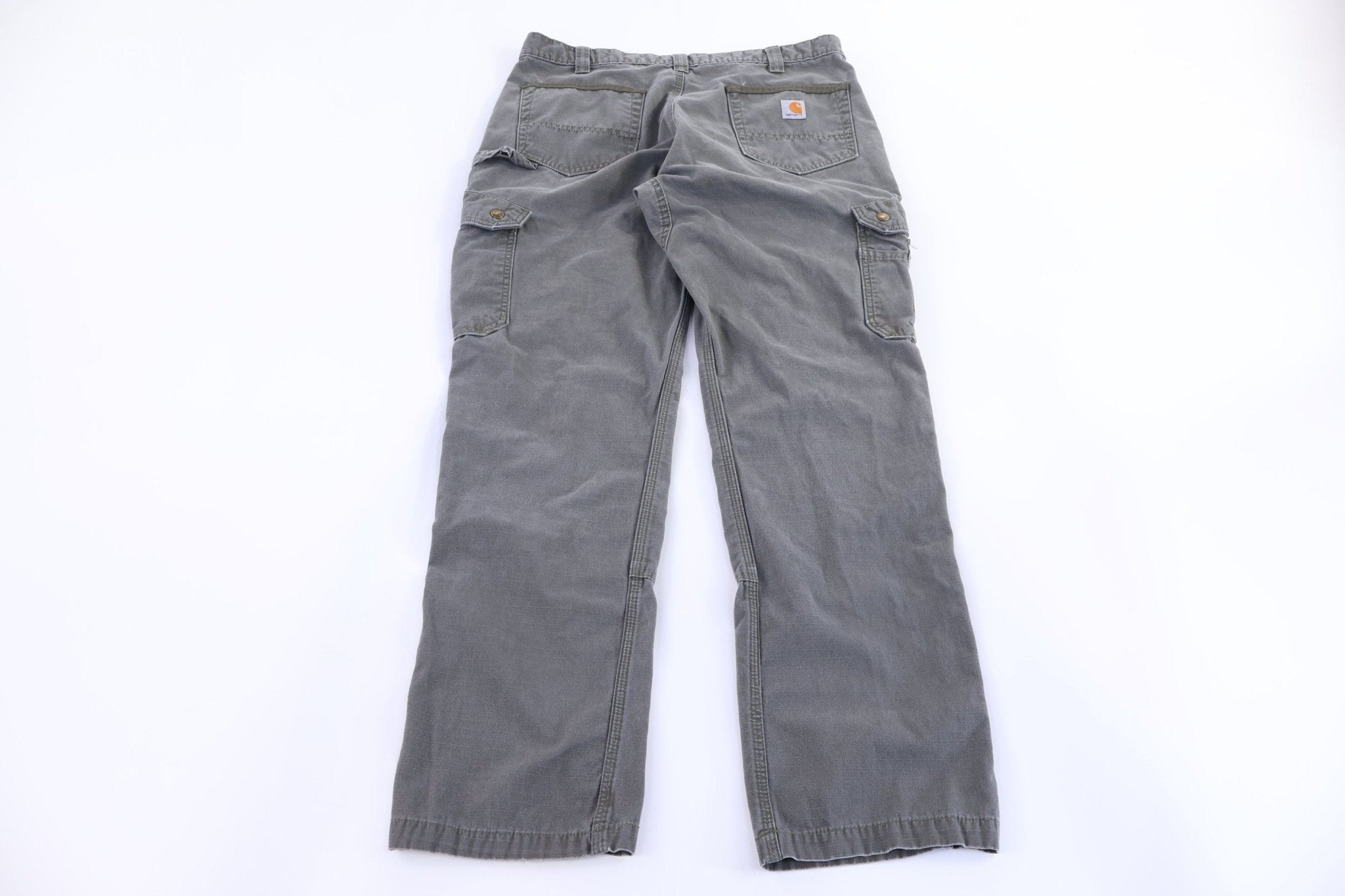 Carhartt Logo Patch Olive Cargo Pants - Pants - Thrifted Threads