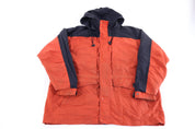 Carhartt Logo Patch Orange & Black Full Zip Jacket - Jacket - Thrifted Threads