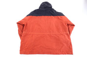 Carhartt Logo Patch Orange & Black Full Zip Jacket - Jacket - Thrifted Threads
