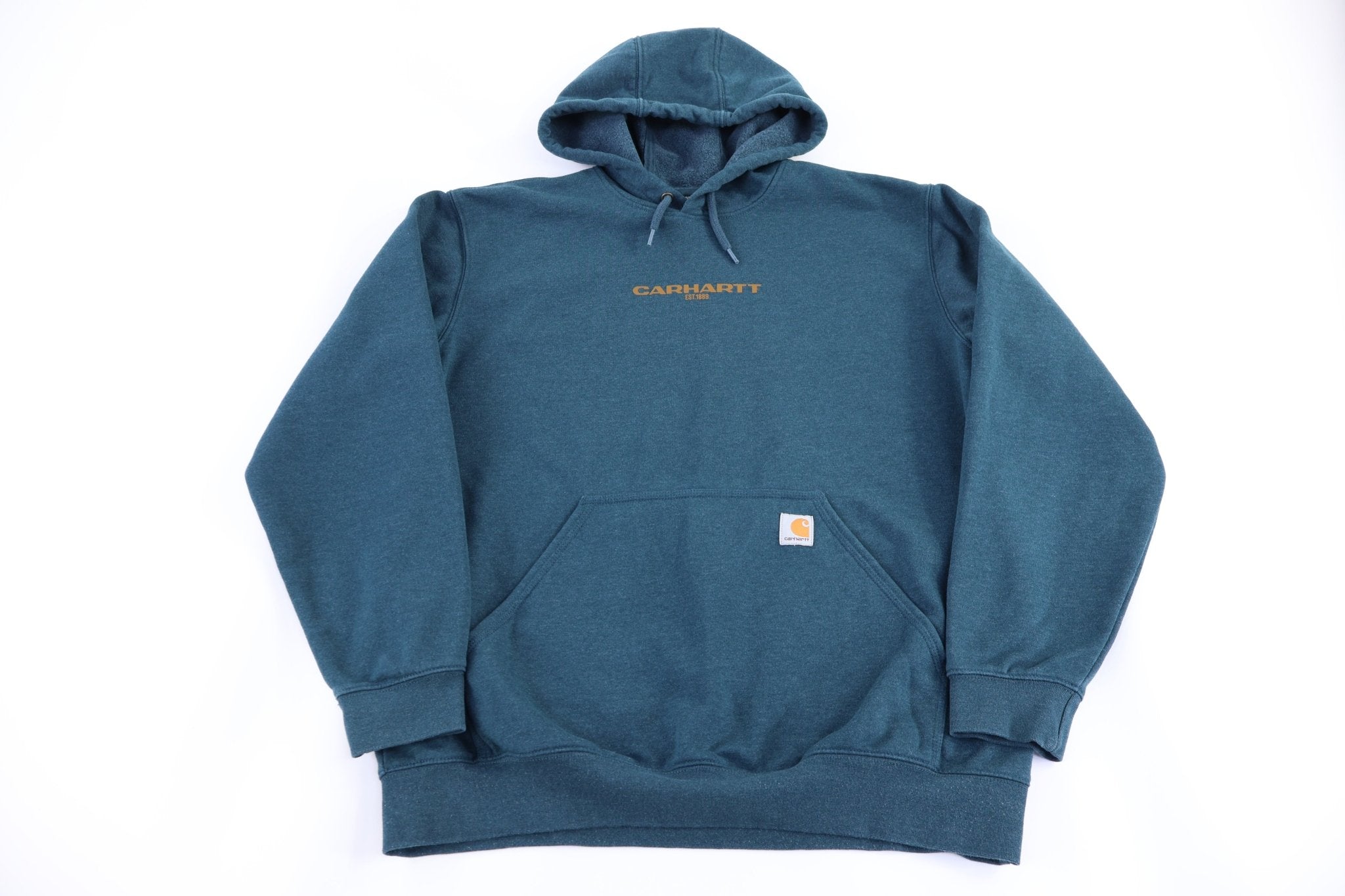 Carhartt Logo Patch Pullover Hoodie - Sweatshirt - Thrifted Threads