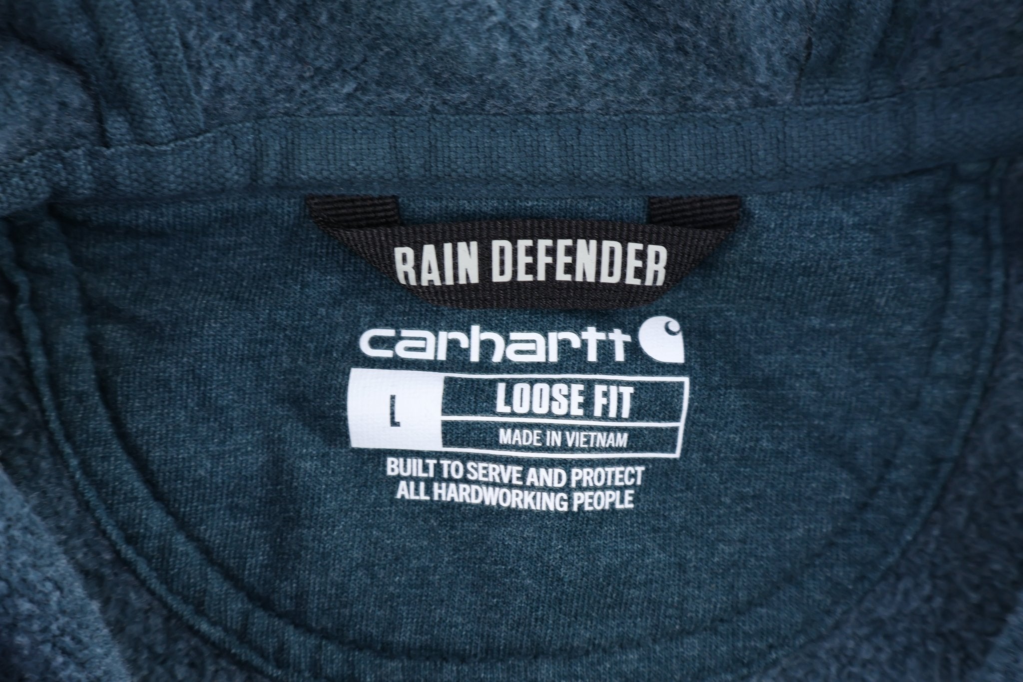 Carhartt Logo Patch Pullover Hoodie - Sweatshirt - Thrifted Threads