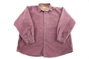 Carhartt Logo Patch Purple LS Button Down - Button Ups/Downs - Thrifted Threads