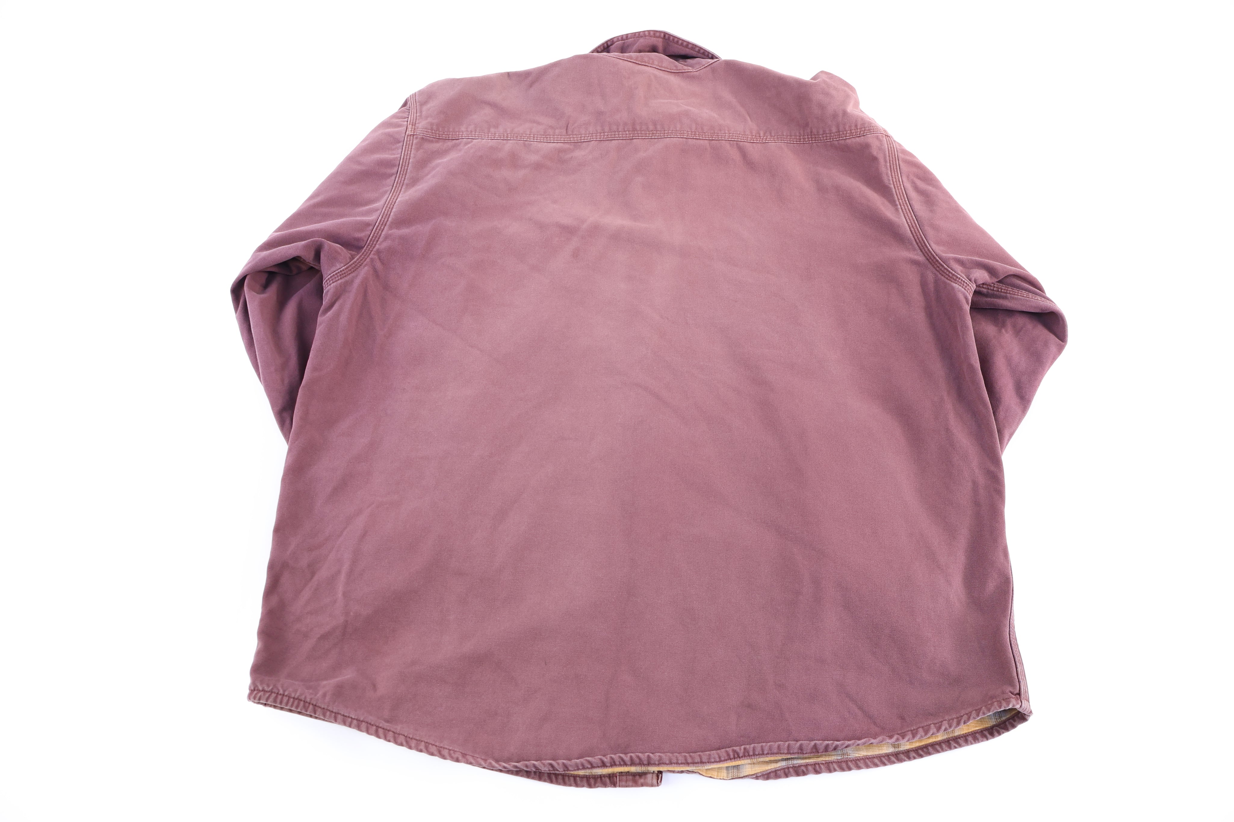 Carhartt Logo Patch Purple LS Button Down - Button Ups/Downs - Thrifted Threads
