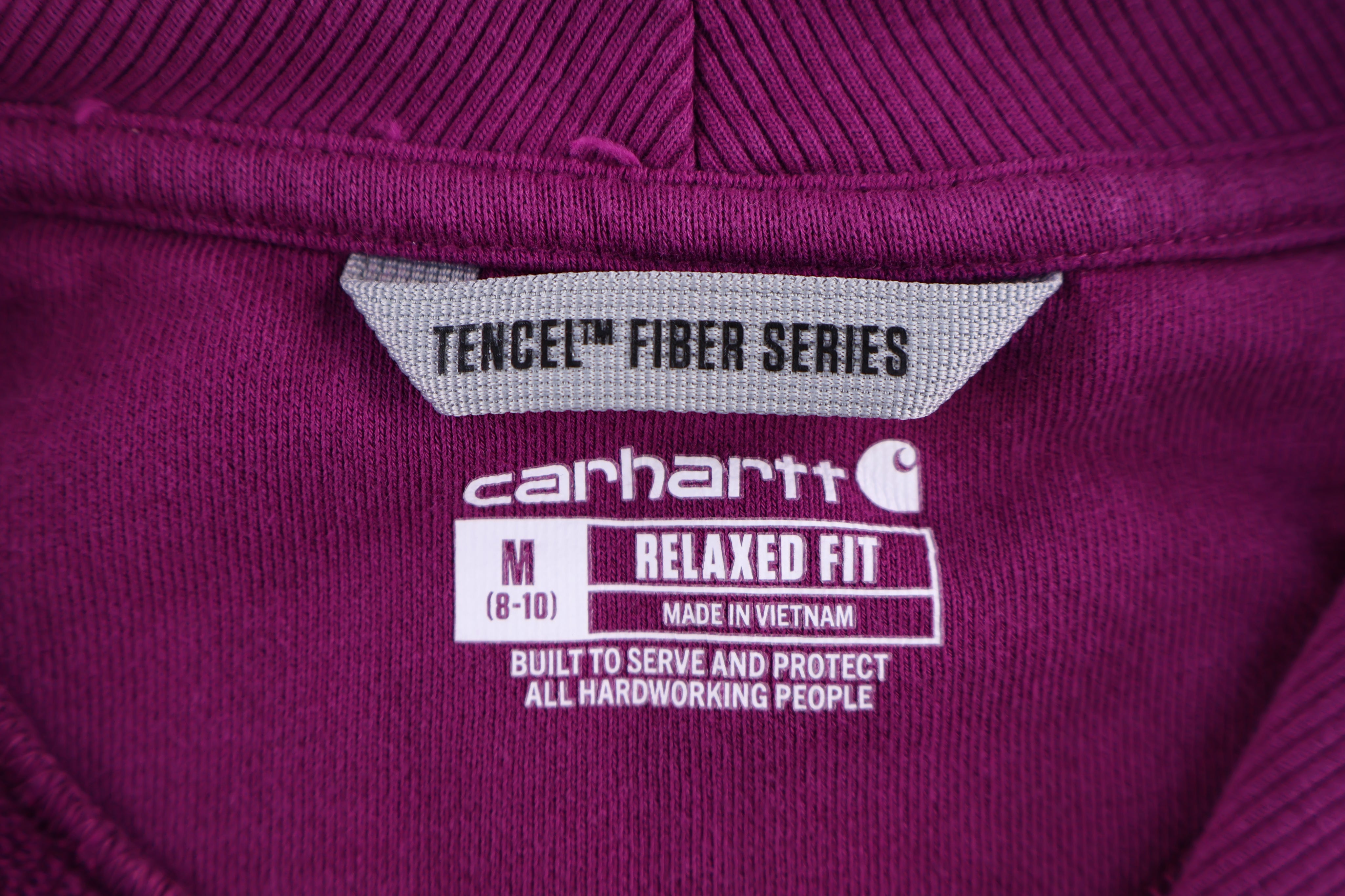 Carhartt Logo Patch Quarter Zip Sweater - Sweater - Thrifted Threads