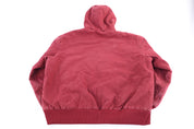Carhartt Logo Patch Red Full Zip Jacket - Jacket - Thrifted Threads