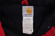 Carhartt Logo Patch Red Full Zip Jacket - Jacket - Thrifted Threads