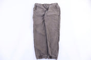 Carhartt Logo Patch Relaxed Fit Brown Pants - pant - Thrifted Threads