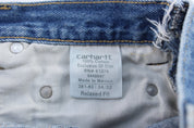 Carhartt Logo Patch Relaxed Fit Denim Jeans - ThriftedThreads.com