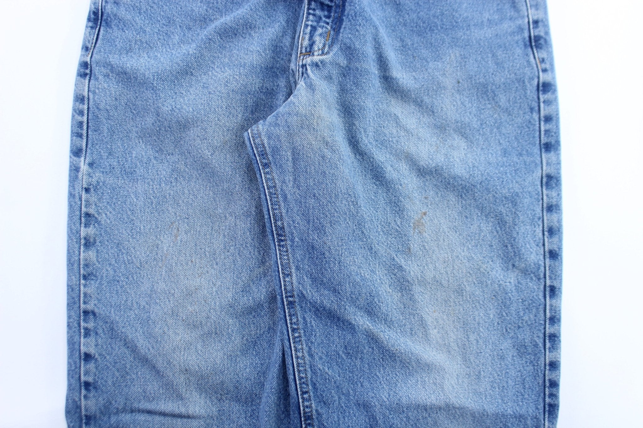 Carhartt Logo Patch Relaxed Fit Denim Jeans - ThriftedThreads.com