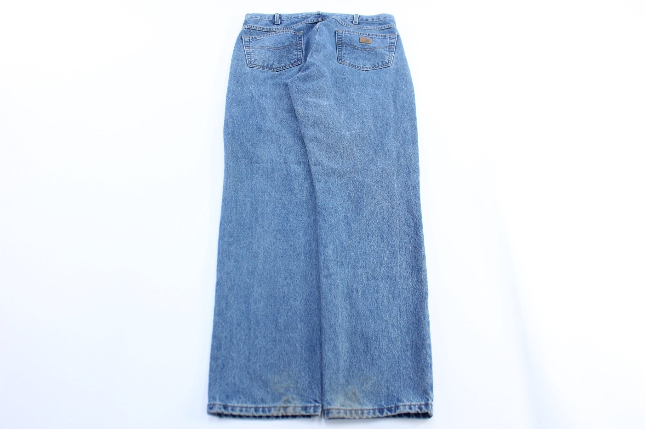 Carhartt Logo Patch Relaxed Fit Denim Jeans - ThriftedThreads.com