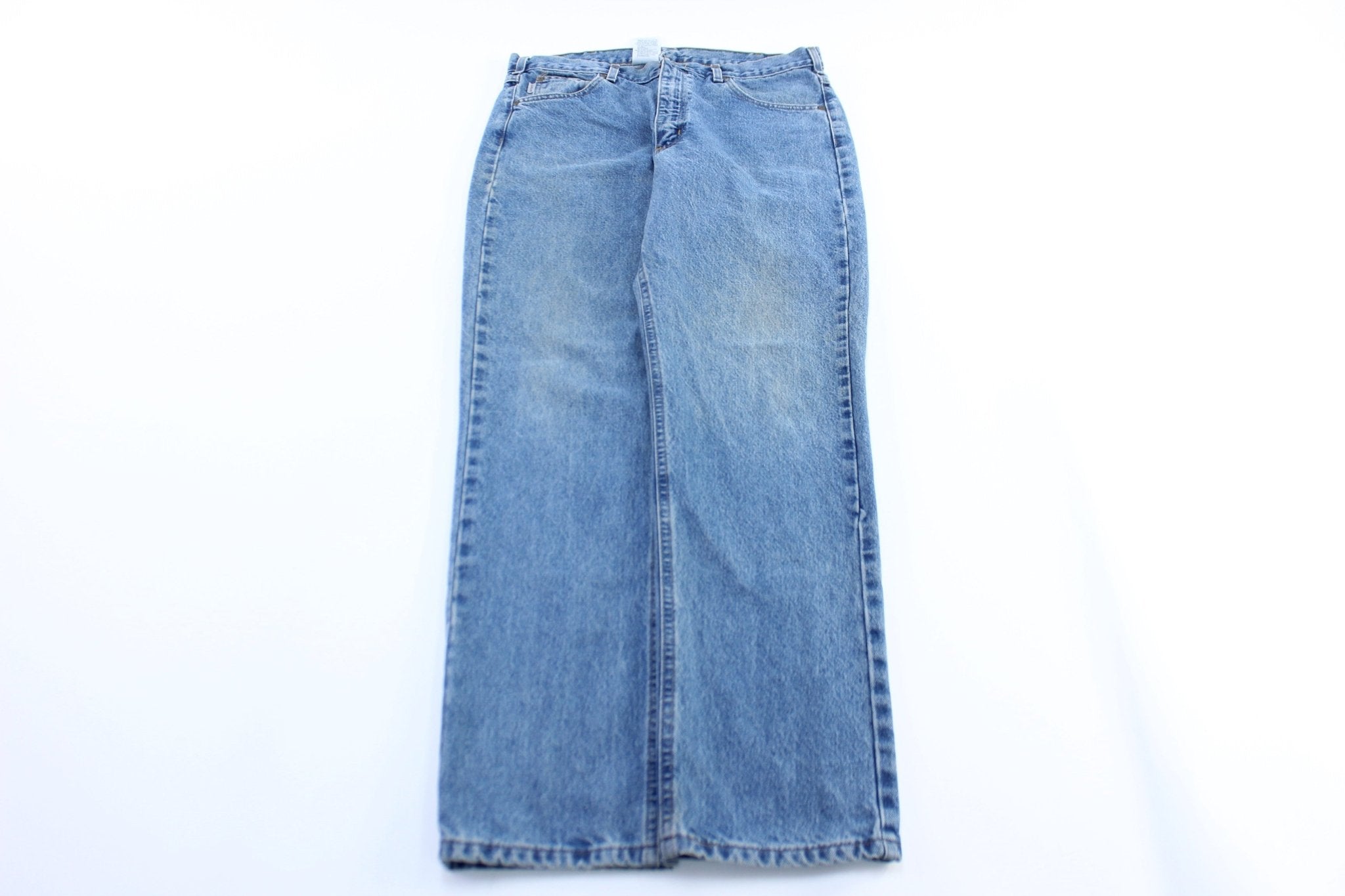 Carhartt Logo Patch Relaxed Fit Denim Jeans - ThriftedThreads.com