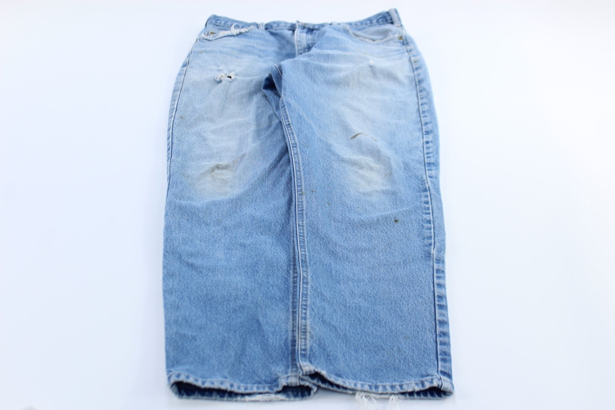 Carhartt Logo Patch Relaxed Fit Denim Jeans - ThriftedThreads.com