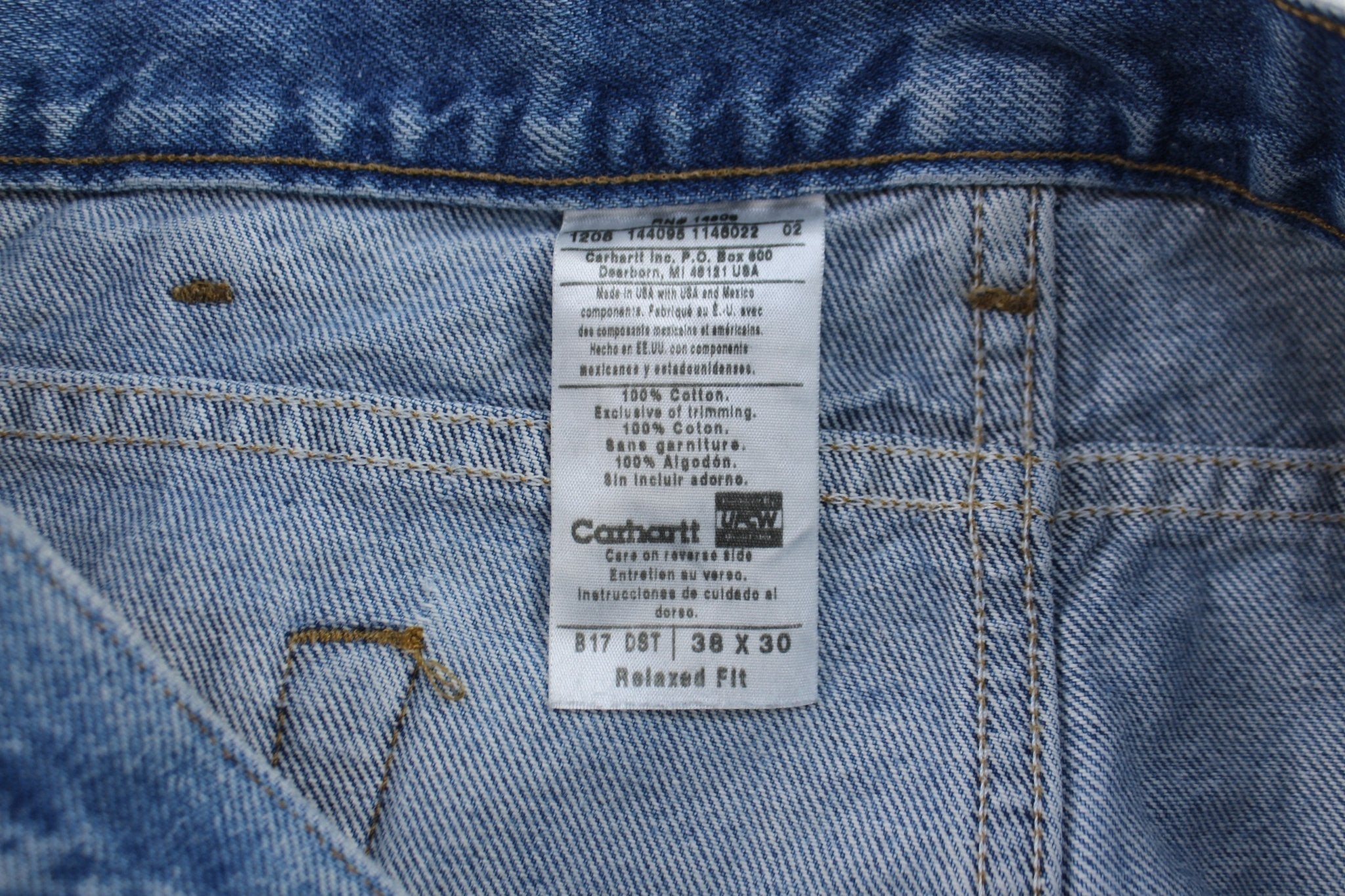 Carhartt Logo Patch Relaxed Fit Jeans - Pants/Shorts - Thrifted Threads