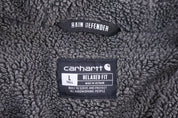 Carhartt Logo Patch Sherpa Lined Full Zip Jacket - Jacket - Thrifted Threads