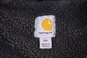 Carhartt Logo Patch Sherpa Lined Full Zip Vest - Vest - Thrifted Threads
