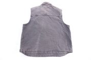 Carhartt Logo Patch Sherpa Lined Full Zip Vest - Vest - Thrifted Threads