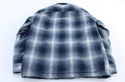 Carhartt Logo Patch Sherpa Lined Plaid Flannel Shirt Jac - ThriftedThreads.com