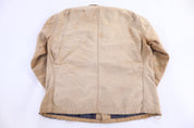 Carhartt Logo Patch Tan Blanket Lined Chore Jacket - Jacket - Thrifted Threads