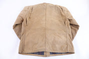 Carhartt Logo Patch Tan Blanket Lined Chore Jacket - Jacket - Thrifted Threads