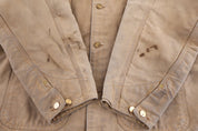 Carhartt Logo Patch Tan Blanket Lined Chore Jacket - Jacket - Thrifted Threads