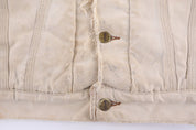 Carhartt Logo Patch Tan Blanket Lined Trucker Jacket - Jacket - Thrifted Threads
