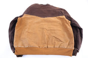 Carhartt Logo Patch Tan & Brown Santa Fe Jacket - Jacket - Thrifted Threads