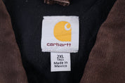 Carhartt Logo Patch Tan & Brown Santa Fe Jacket - Jacket - Thrifted Threads